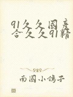 91久久国产综合久久91精品www