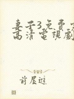 妻子3免费完整高清电视剧在线看