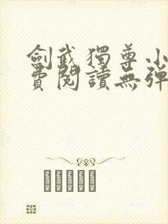 剑武独尊小说免费阅读无弹窗