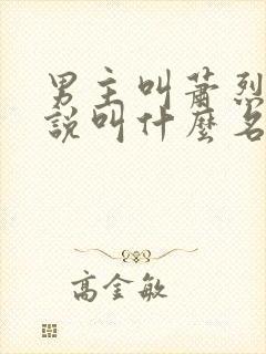 男主叫萧烈的小说叫什么名字