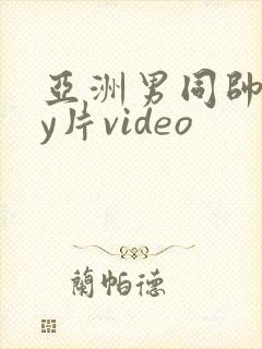 亚洲男同帅gay片video