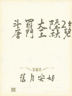 斗罗大陆2绝世唐门王秋儿