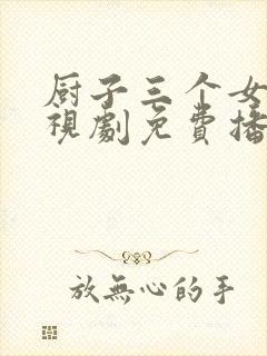 厨子三个女人电视剧免费播放第12集