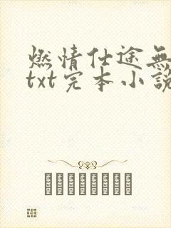 燃情仕途无删减txt完本小说资源