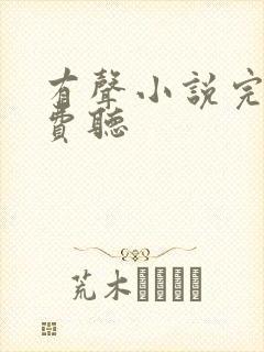 有声小说完结免费听