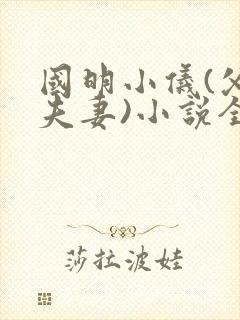 国明小仪(父女夫妻)小说全文免费阅读