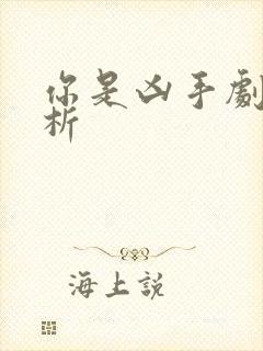 你是凶手剧情解析