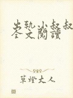 出轨小叔叔小说全文阅读