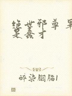 绝世邪尊 毕竟是蠢才封面