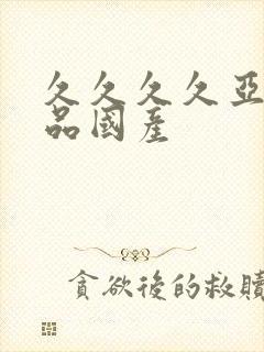 久久久久亚洲精品国产