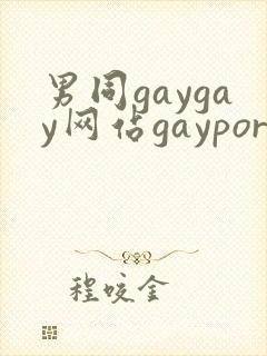 男同gaygay网站gayporn