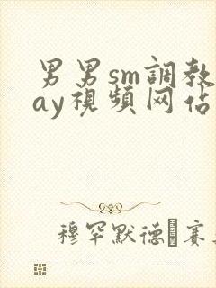 男男sm调教gay视频网站