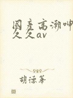 国产高潮呻吟久久久av