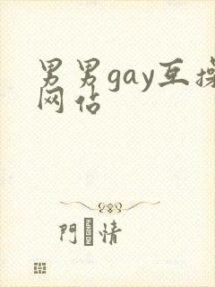 男男gay互操网站