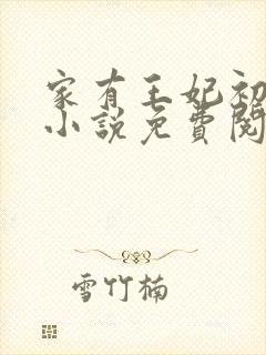 家有王妃初长成小说免费阅读