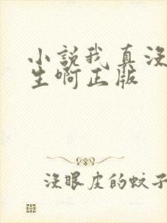 小说我真没想重生啊正版封面