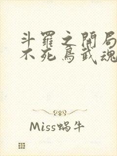 斗罗之开局觉醒不死鸟武魂