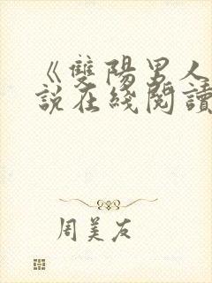 《双阳男人》小说在线阅读封面