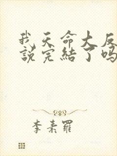 我天命大反派小说完结了吗封面