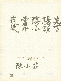 我当阴阳先生那几年小说下载txt封面