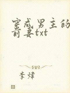 穿成男主的炮灰前妻txt