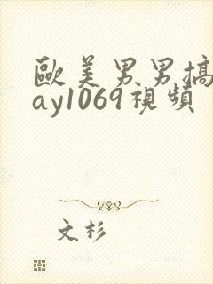 欧美男男搞基gay1069视频