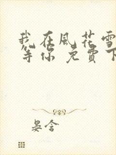 我在风花雪月里等你 免费下载