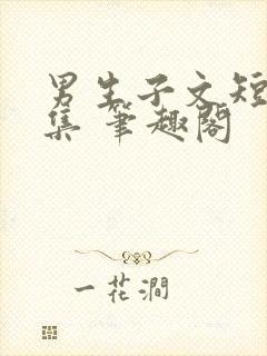 男生子文短篇合集 笔趣阁封面