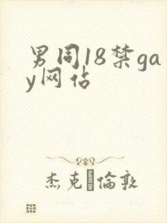 男同18禁gay网站封面