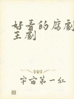 好看的腐剧双男主剧