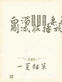 白浊デルモ妻无删减版播放