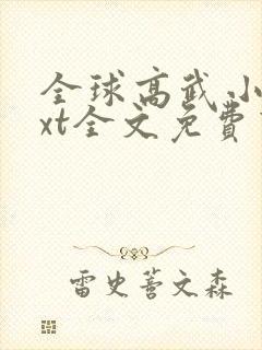 全球高武小说txt全文免费下载封面