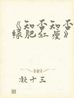 《知否知否应是绿肥红瘦》全集免费观看