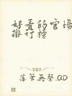 好看的官场小说排行榜封面