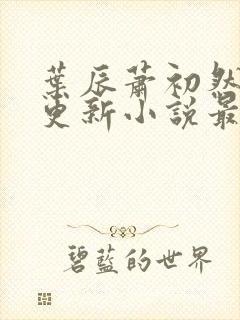 叶辰萧初然最快更新小说最新封面