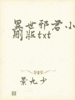 异世邪君小说未删版txt