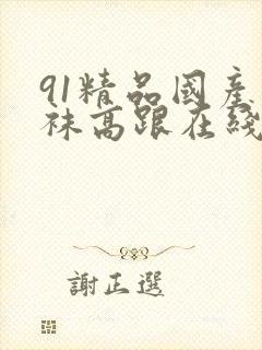 91精品国产丝袜高跟在线封面