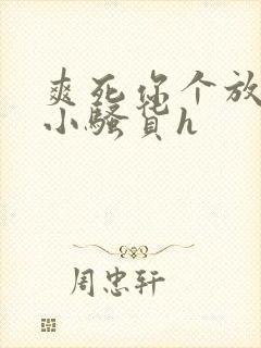 爽死你个放荡的小骚货h