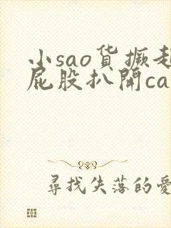 小sao货撅起屁股扒开cao视频