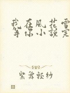 我在风花雪月里等你小说完整免费