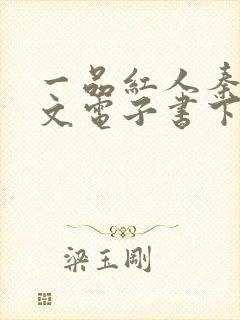 一品红人秦阳全文电子书下载