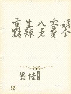 重生八零媳妇有点辣免费全文阅读