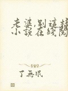 老婆,别这样 小说在线阅读