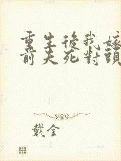 重生后我嫁给了前夫死对头小说