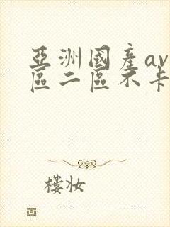 亚洲国产av一区二区不卡