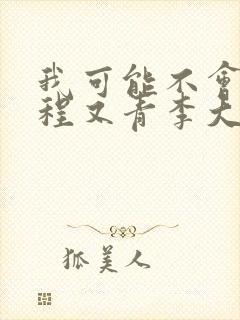 我可能不会爱你程又青李大仁