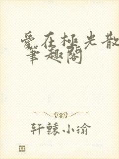 爱在极光散落时 笔趣阁