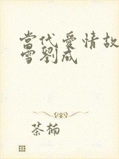 当代爱情故事刘雪刘成封面