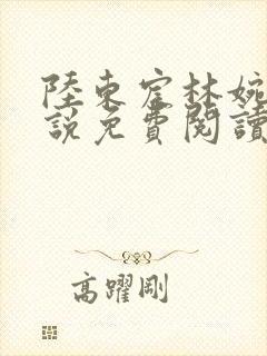 陆东宸林婉秋小说免费阅读最新章节