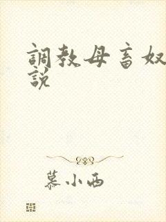 调教母畜奴隶小说